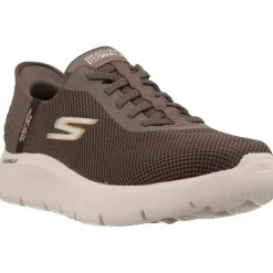 Baskets*Skechers Go Walk Flex Hands Up BRN